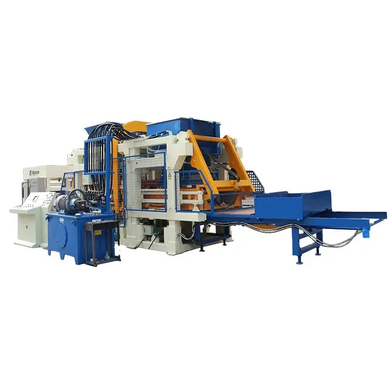 Alibaba Kenya Low Price Full Automatic Concrete Block Making Machine Equipment QT10-15 — view 1