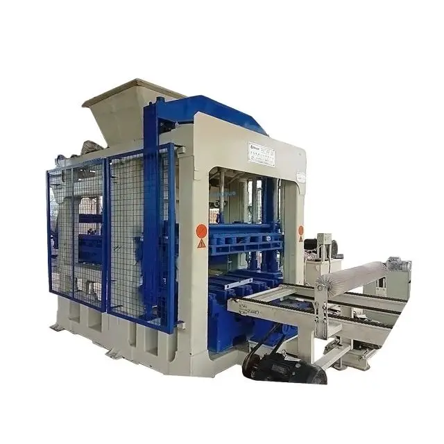 Alibaba Kenya Low Price Full Automatic Concrete Block Making Machine Equipment QT10-15 — image 3
