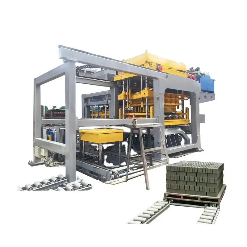 Automatic Block Making Machine QT 12-15 Cement Brick Making Machine Price — view 1