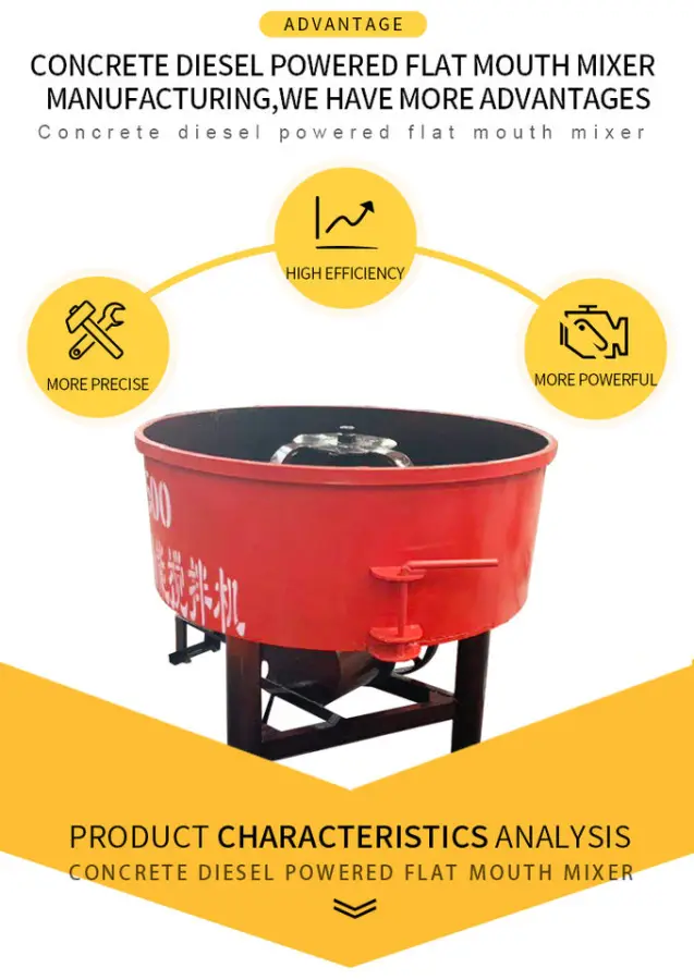 JD350 Hollow Solid Paver Curbstone Brick Block Material Mixer — image 2