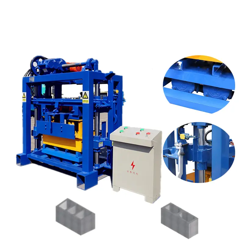 Small Scale Industries Block Machine QT40-2 Online Shopping Lowest Price — view 1