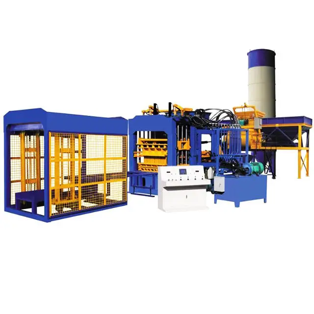 Concrete Hollow Block Brick Making Manufacturing Machine /Interlock Block Molding Machine — image 3