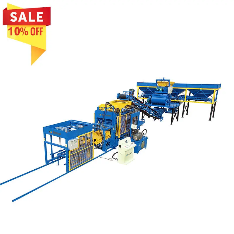 QT6-15 Fully Automatic Concrete Cement Fly Ash Brick Block Paver Making Machinery — image 3