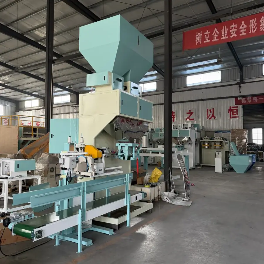 Quartz Sand Packaging Machine 25KG 50KG Semi-Automatic Plastic Pouch Quantitative Filling Sealing Paper Material for Granule — image 2