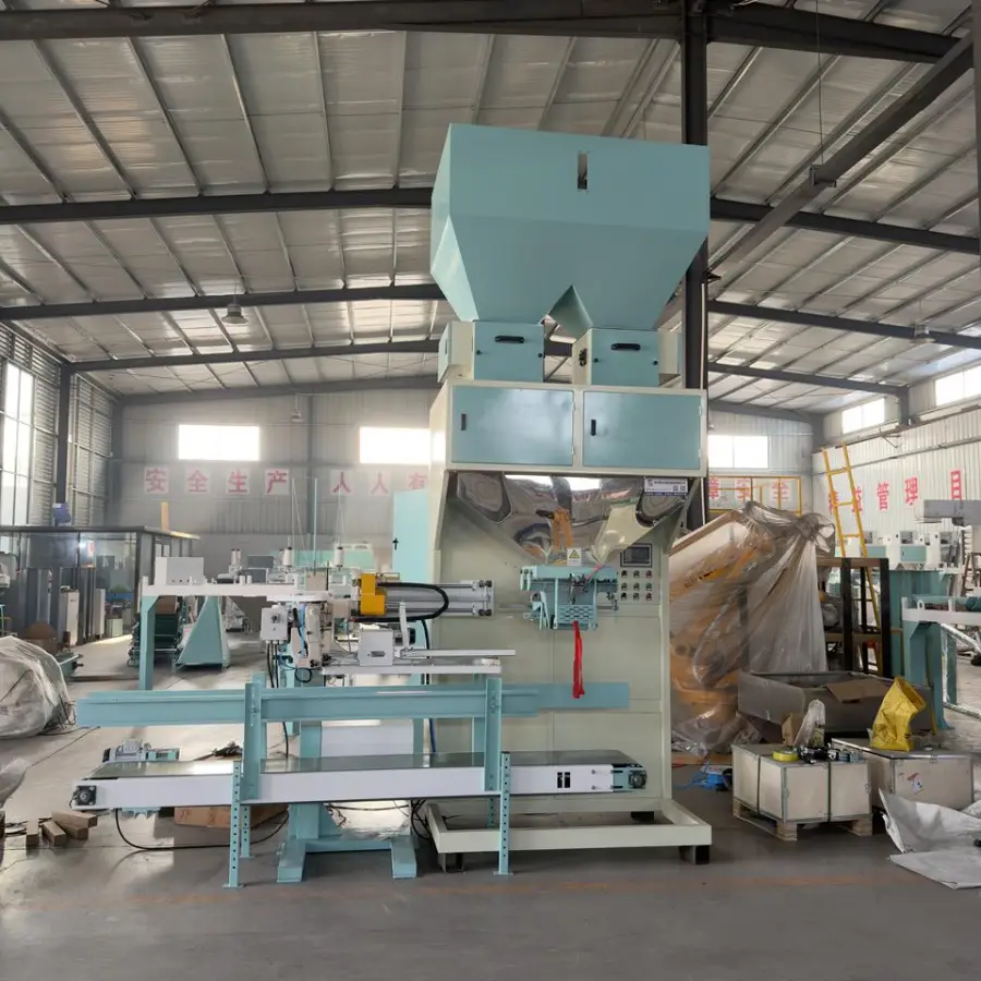Quartz Sand Packaging Machine 25KG 50KG Semi-Automatic Plastic Pouch Quantitative Filling Sealing Paper Material for Granule — image 3