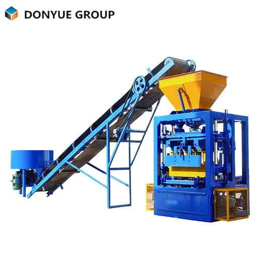 Block Making Machineqt4-24 Interlocking Brick Making Machine Price for Sale — view 1