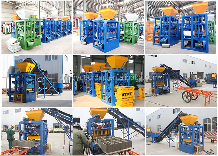 Block Making Machineqt4-24 Interlocking Brick Making Machine Price for Sale — image 5