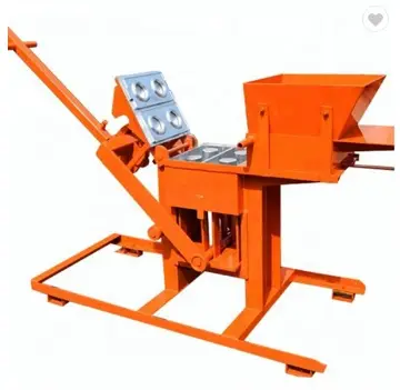 QTS2-40 Small Economical Manual Clay Block/ Brick Making Machine for Family Use — image 3