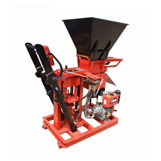 Small Brick Making Machine Clay Interlocking Brick Block Machine Manual Brick Making Machine — view 1
