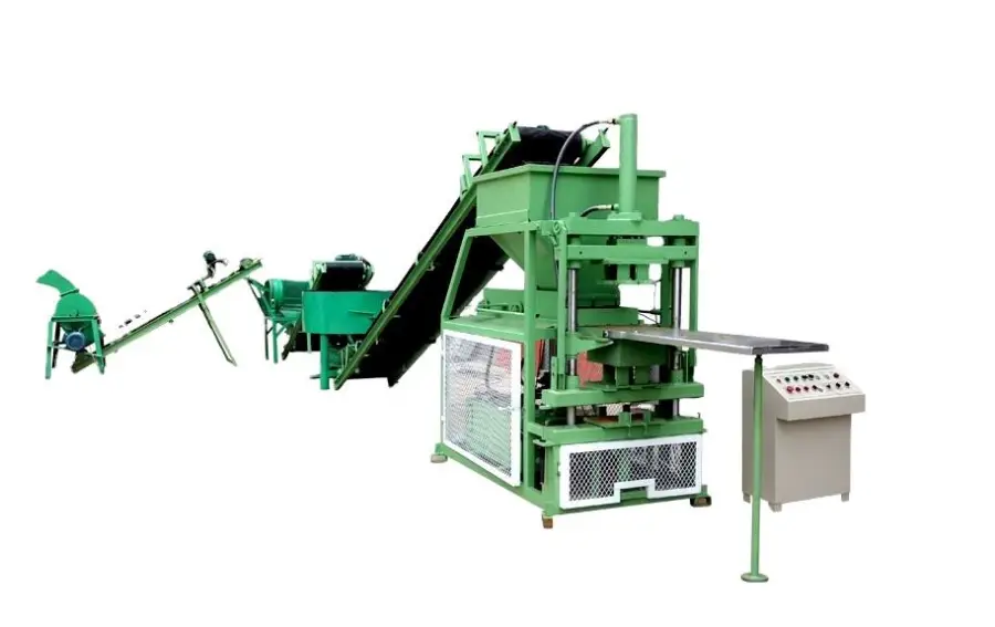 Pressing Clay Brick Making Machine QTS2-10 Interlocking Brick Making Machine for Sale Uk — image 3
