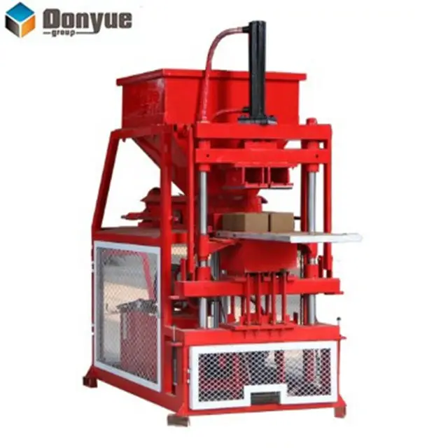 DY4-10 Hydraulic Interlock Block Making Machine PLC Pump Motor Engine Gearbox Bearing Semi-Automatic 16Mpa Pressure Easy — image 3