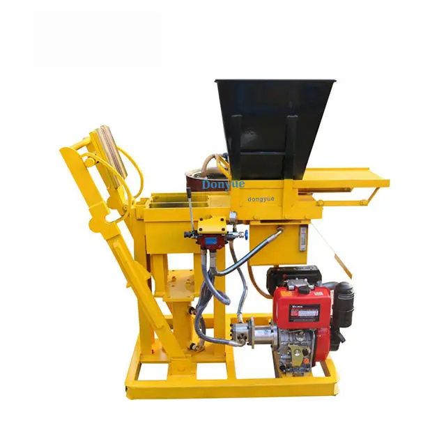 Wholesale QTS1-25 Clay Earth Hand Press Interlocking Brick Making Machinery — image 4