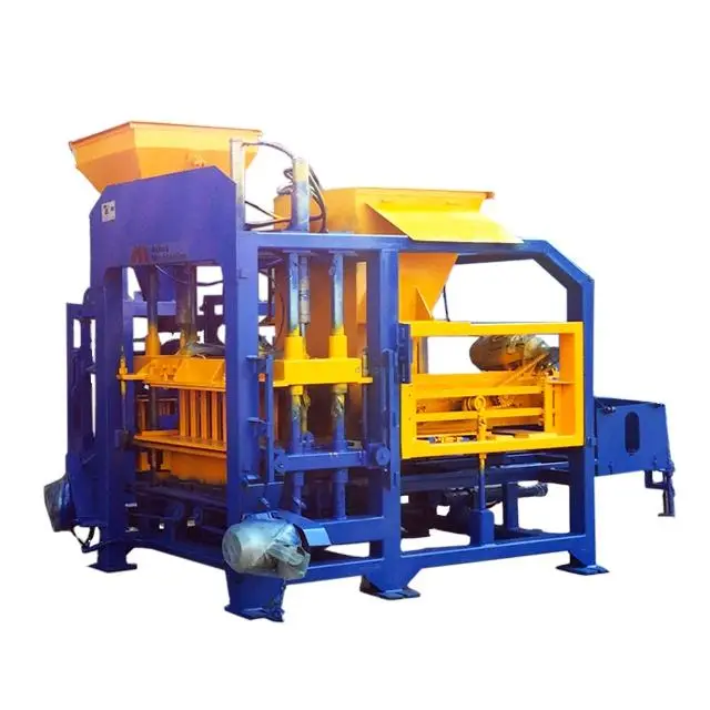 New Business Ideas Invest Fly Ash Hempcrete Brick Machines qt 4-15 Automatic Hydraulic Press Machine — image 2