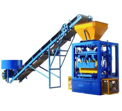 Donyue QT4-24 Semi-Automatic Concrete Hollow Block Making Machine with 220V/380V Motor Easy Operation — image 3