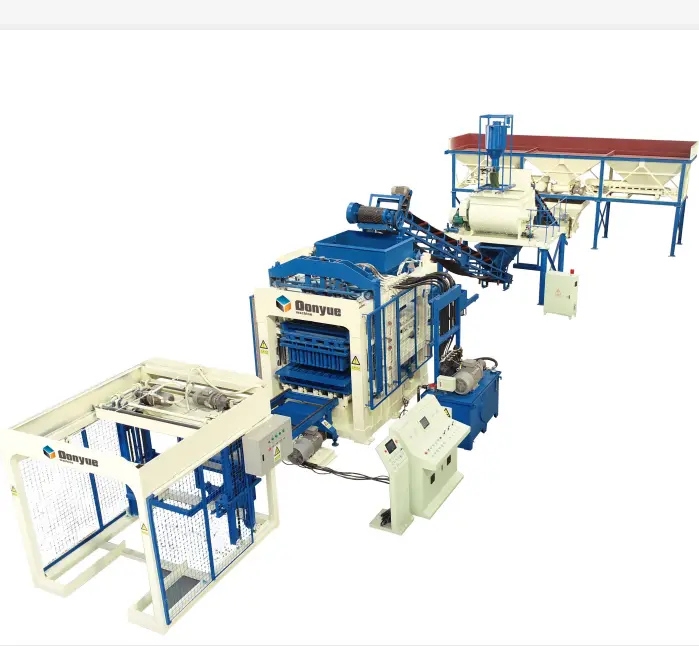 Hydraulic Station Cement Hollow Brick Laying Tools Diesel Powered Hollow Block and Paving Block Making Machine in Kenya — view 1