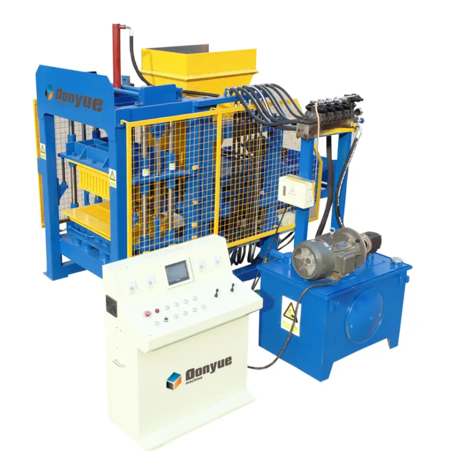 Famous QT4-15 Brick Making Machine China Mini Block Making Machine Esay to Start up Business — image 3