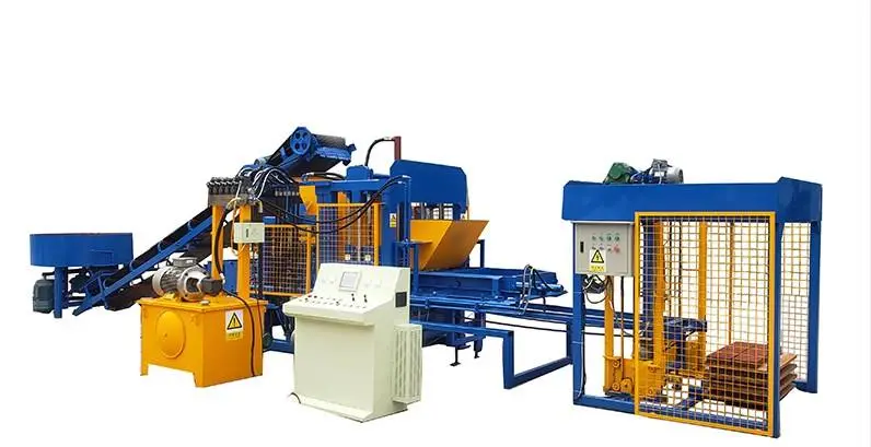 QT4-16 Fully Automatic Cement Hollow Interlock Paving Hydraulic Concrete Block Making Machines for Making Concrete Blocks — image 3