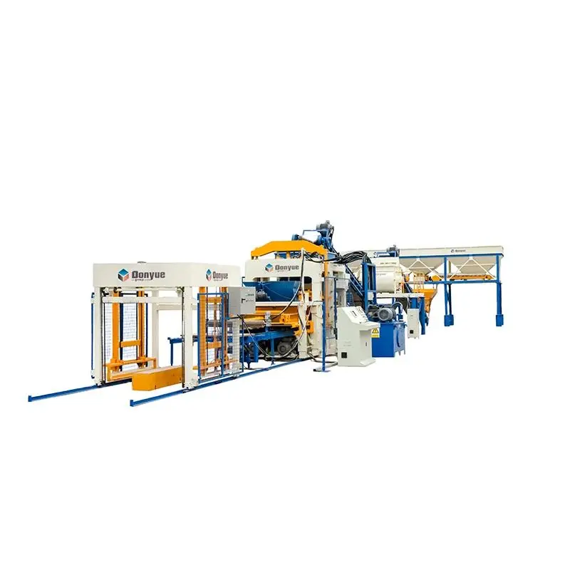 QT10-15 Brick and Pavers Machine Making Automatic Concrete Block Making Machine for House Building Brick Making Machinery — image 3