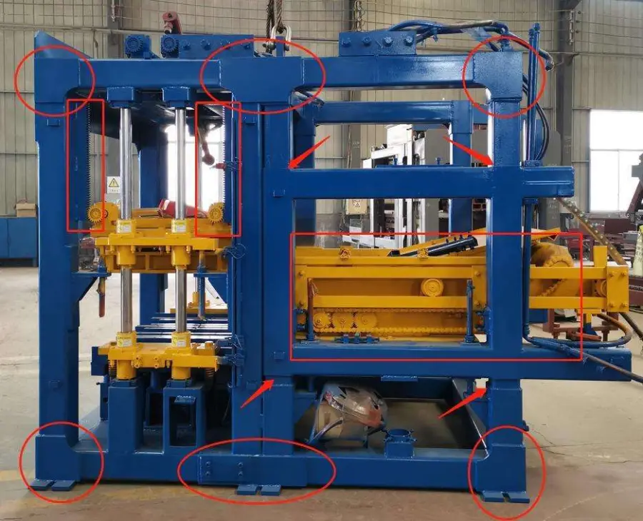 QT6-15 Fully Automatic Concrete Block Making Machine PLC Control for Hollow Paver and Interlocking Blocks — image 6