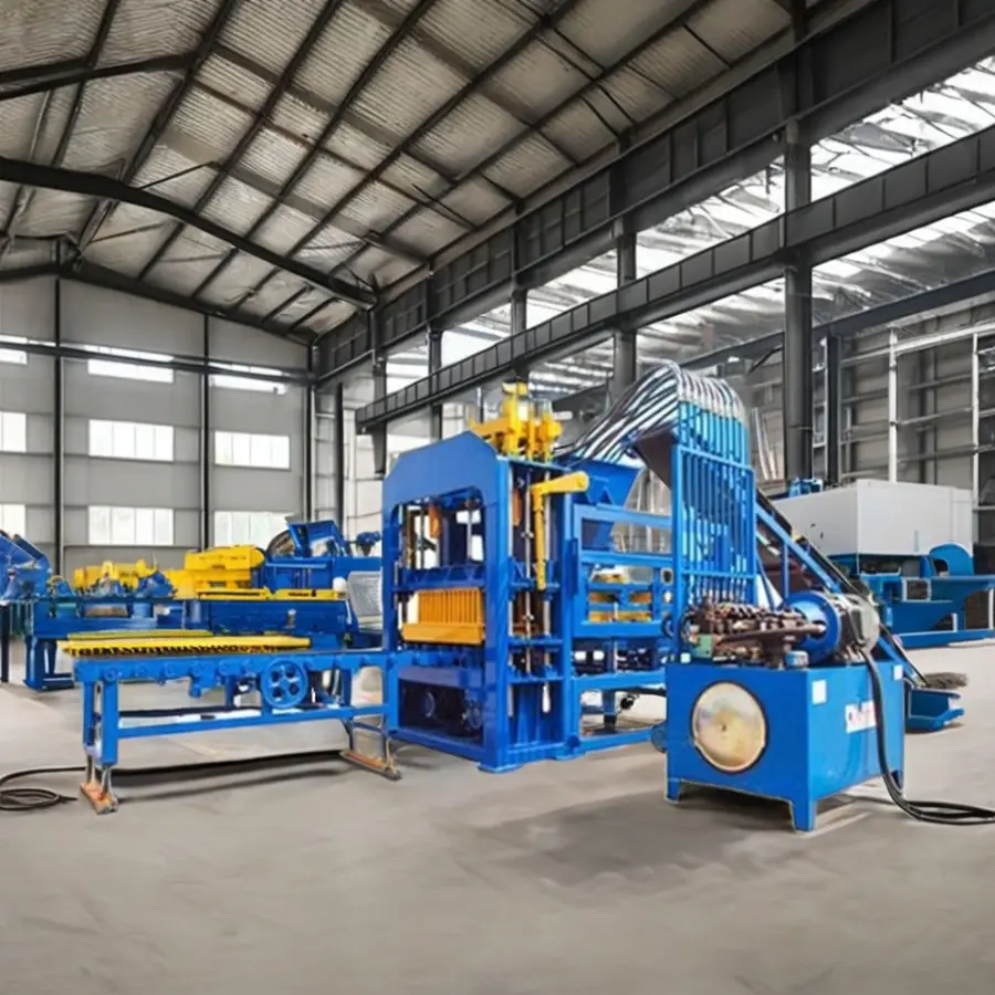 QT6-15 Fully Automatic Concrete Block Making Machine PLC Control for Hollow Paver and Interlocking Blocks — image 7