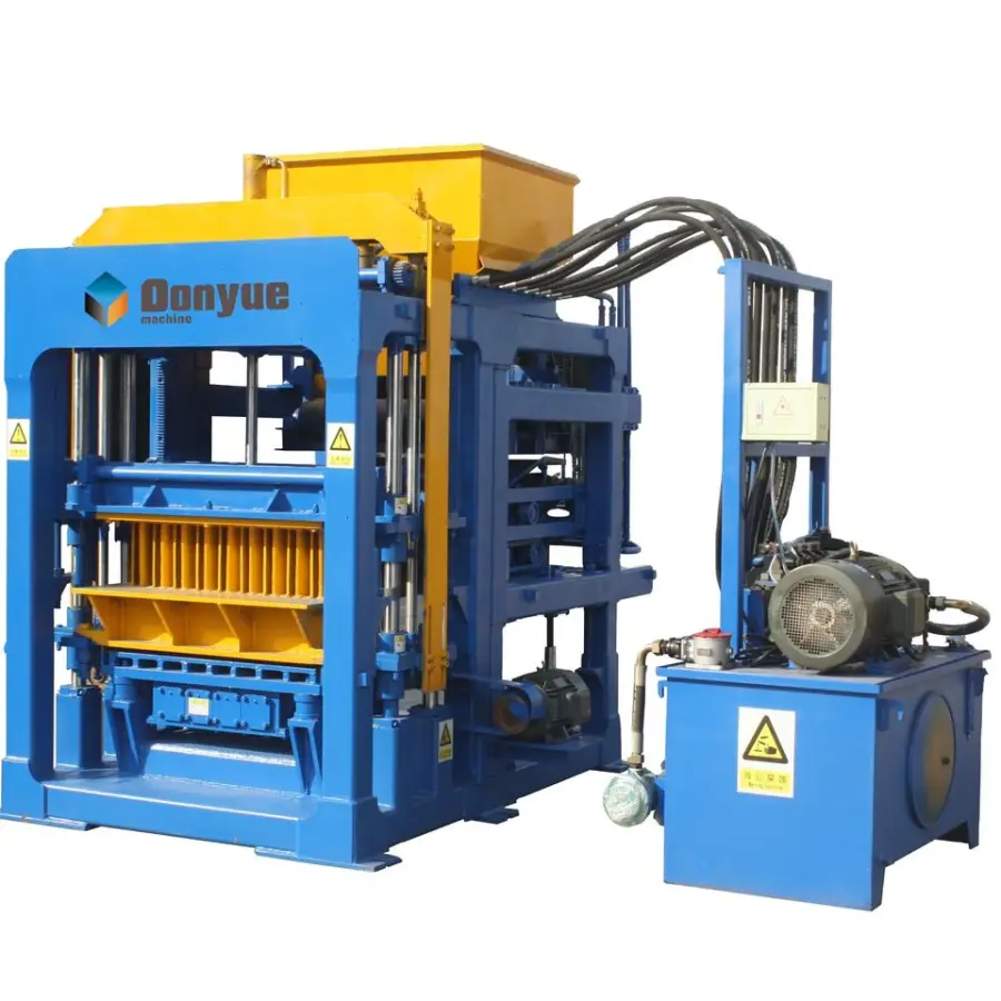 High Capacity Qt4a-15 Dongyue Cement Hollow Brick Making Machinery Sale in United States — view 1