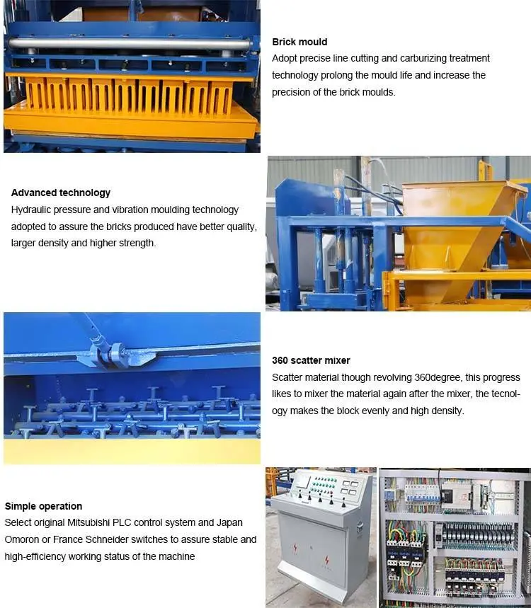 Brick Loading and Unloading Machine Full Auto Hydraulic Cement Solid Brick Making Machine — image 3