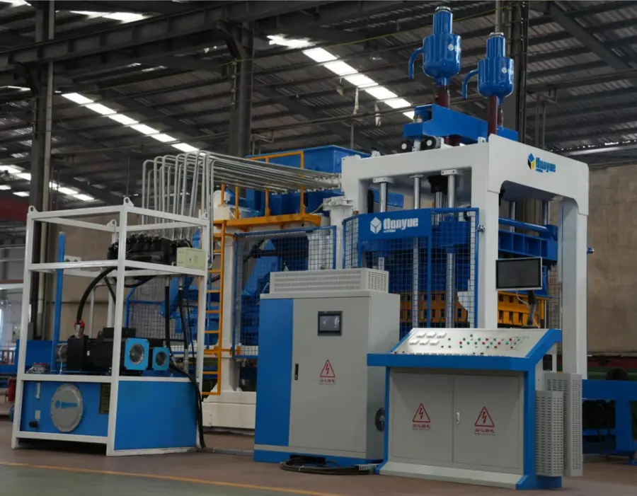 QT18-15 Fully Automatic Hollow Block Making Machine Cement Fly Ash Bricks Machine — image 7