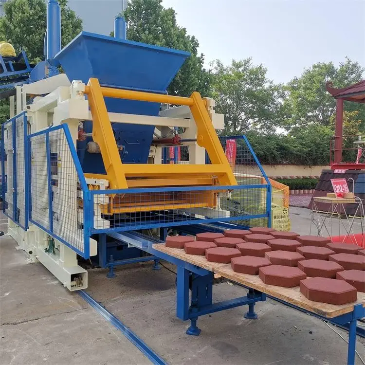 Hot sale QT12-15 automatic hydraulic brick press machine presse brique brick making machine for business — image 4