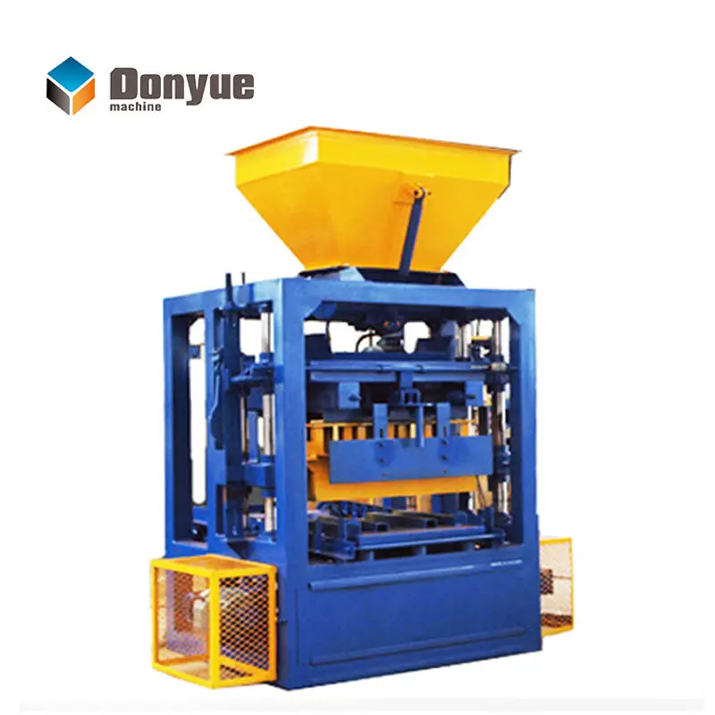 QT4-24 Semi-Automatic Small Manual Blocks Making Machine Efficient Brick Production Line Concrete Material Quality Bearing Price — image 3