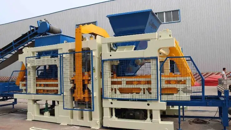 Hollow Concrete Qt10-15 Brick Making Machine Automatic Hydraulic Interlocking Concrete Block Machine — image 7