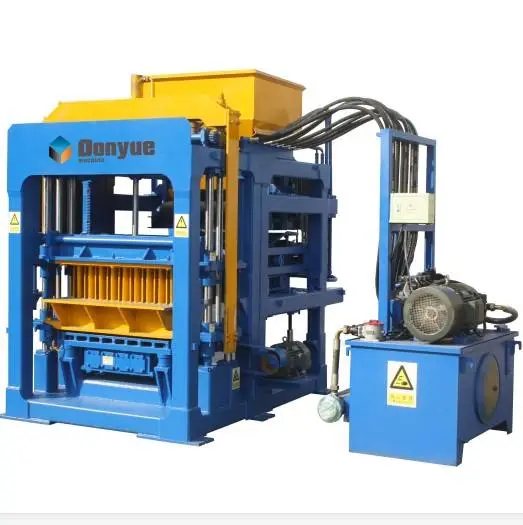 China Fully Automatic Pondeuse Parpaing Pflasterklinker Zementziegel Holes Cement Brick Concrete Block Making Machine for Block — image 4