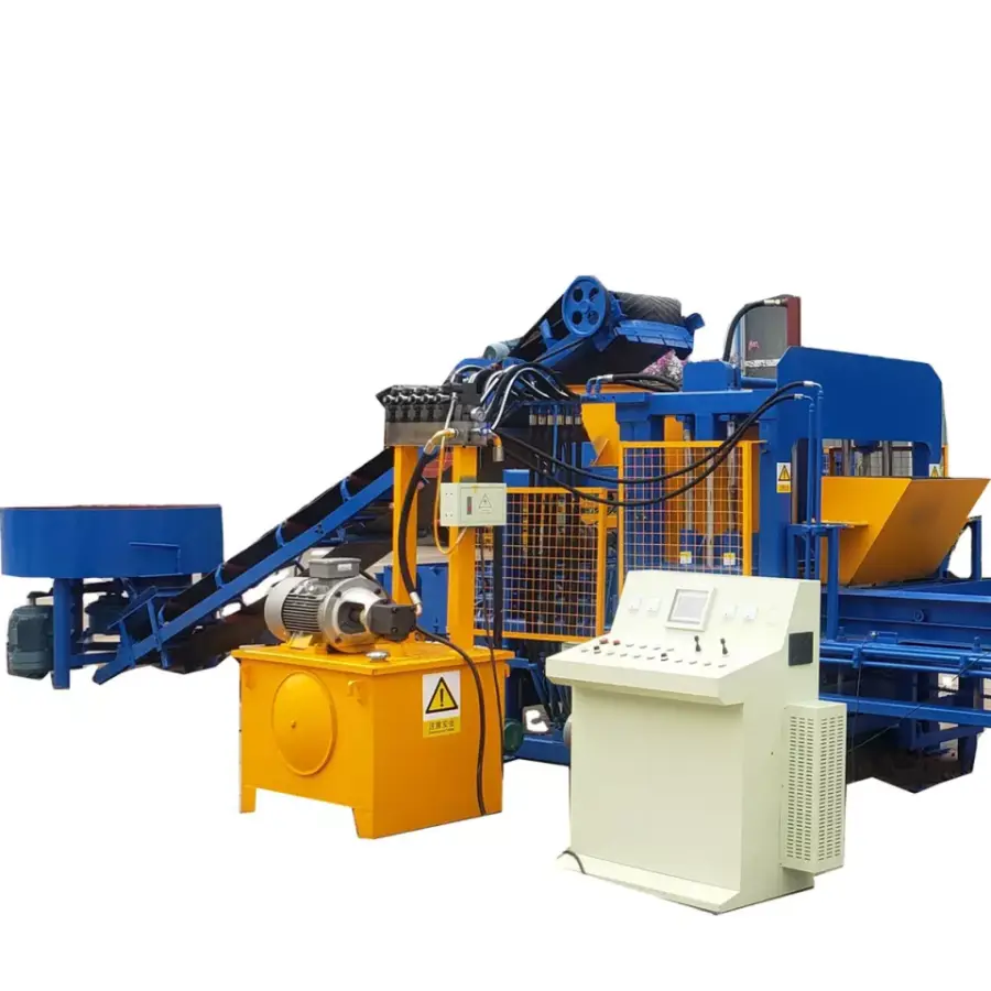 Low Cost Hot Sale Dongyue QT4-15 Block Machine Making Automatic Concrete Machinery Small Business Machine Ideas — image 3