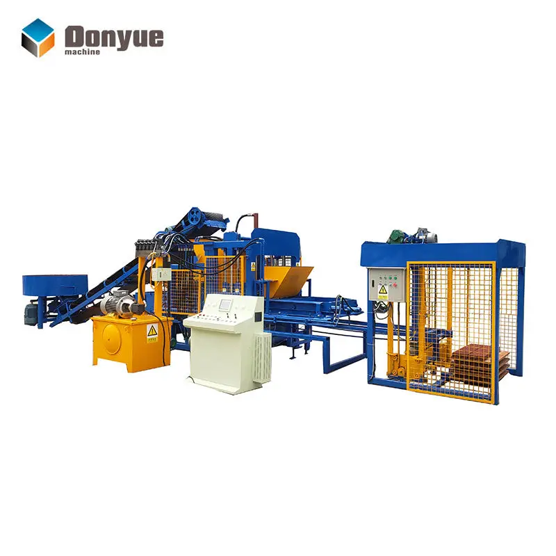 Low Cost Hot Sale Dongyue QT4-15 Block Machine Making Automatic Concrete Machinery Small Business Machine Ideas — image 6