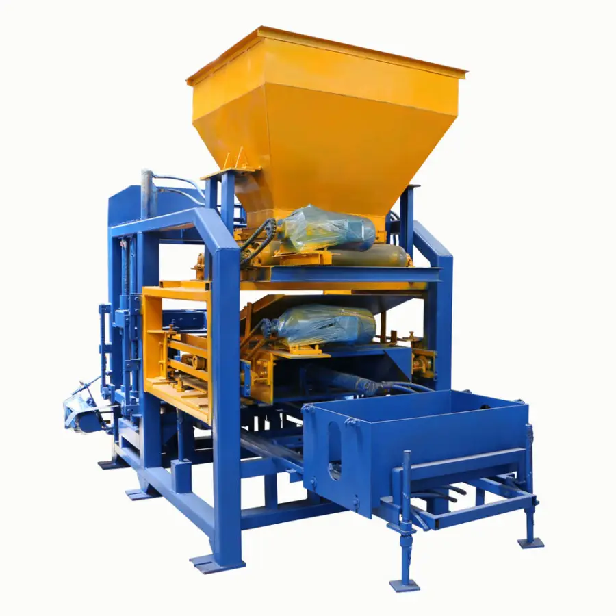 Linyi Dongyue QT4-15 Cement Block Making Machine Concrete Block Machine Automatic — view 1