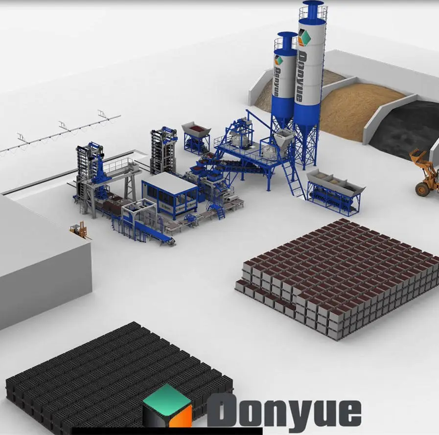 Qt18-15 Brick Packing Robot Stacking Automatic Palletizer Hollow Block Machine Price for Sale — image 3