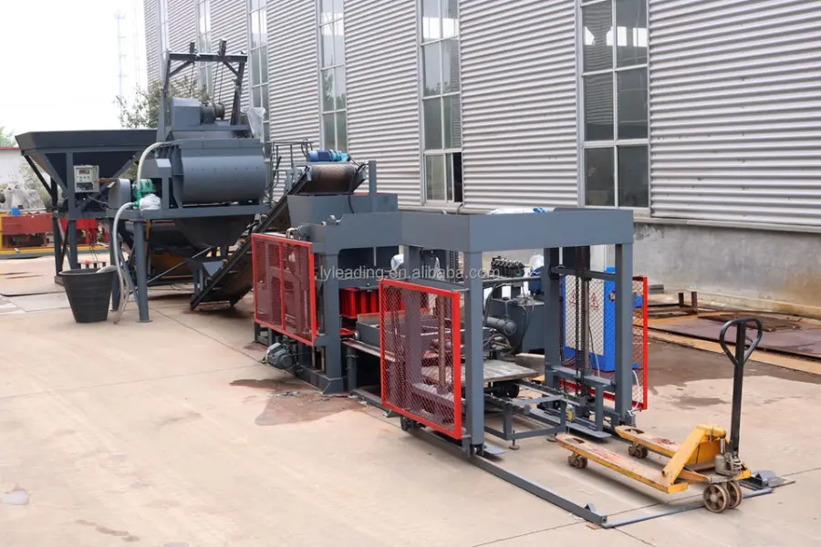 Paving Block Making Machine with Engine & Gearbox Automatic Cement Production Line — image 6