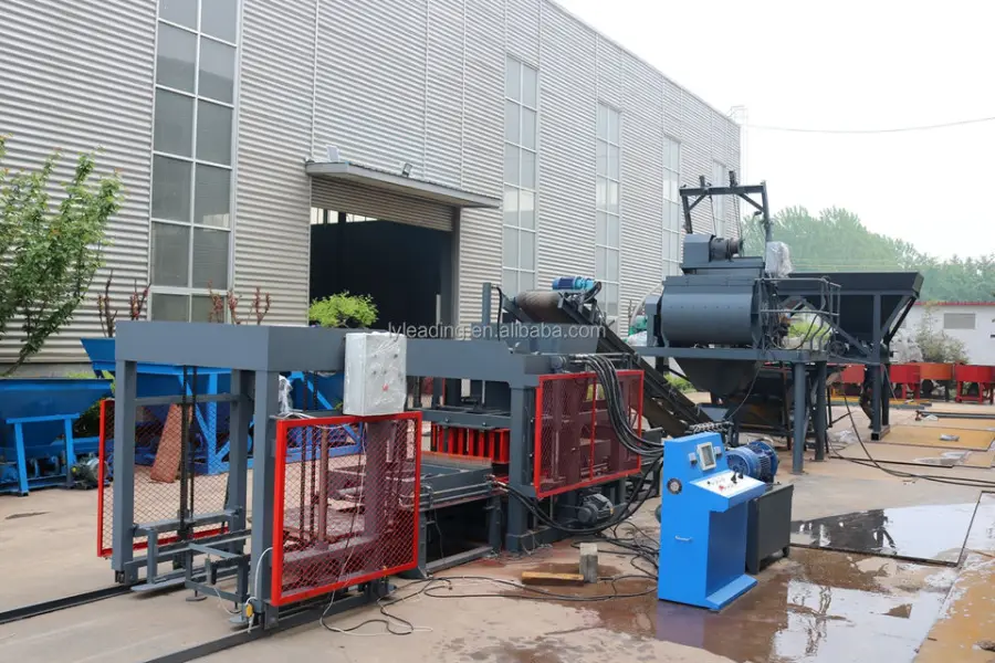 Paving Block Making Machine with Engine & Gearbox Automatic Cement Production Line — image 7