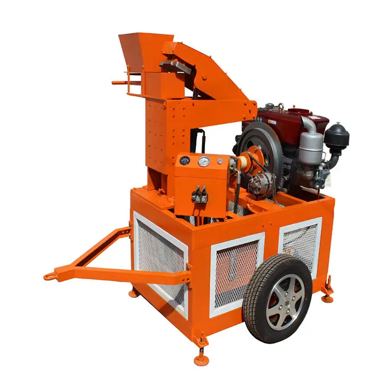 M7 Manual Earth Soil Mud Clay Interlocking Brick Making Machine Price in India Brick Making Machine — view 1