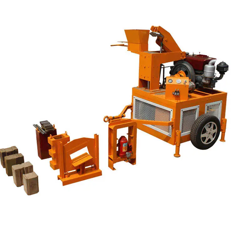 M7 Manual Earth Soil Mud Clay Interlocking Brick Making Machine Price in India Brick Making Machine — image 3