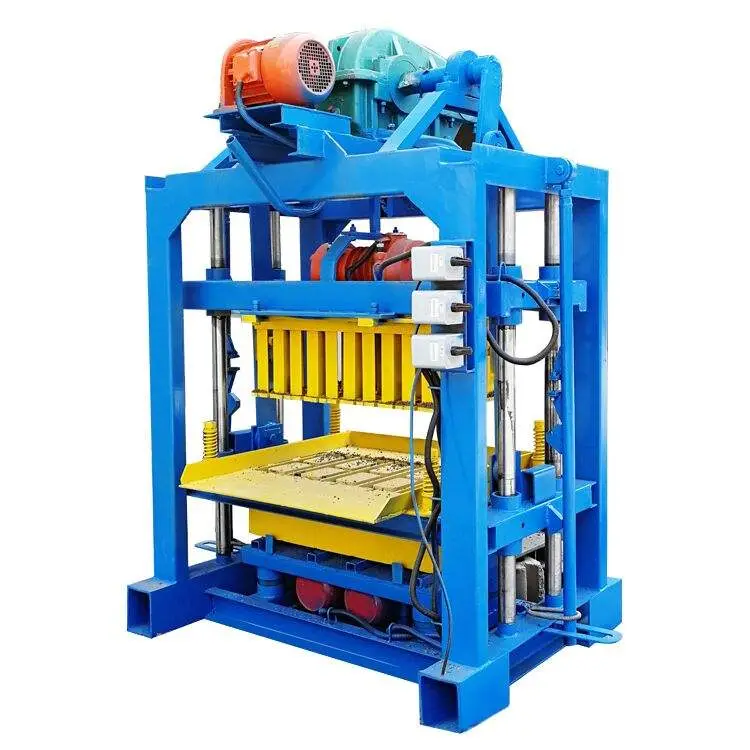 Qtj4-40 Cement Brick Making Machine on Sale Price List of Concrete Hollow Block Making Machine — image 3