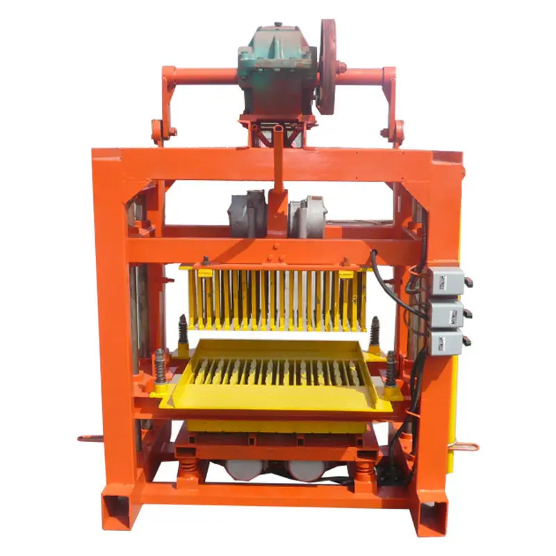Qtj4-40 Cement Brick Making Machine on Sale Price List of Concrete Hollow Block Making Machine — image 5