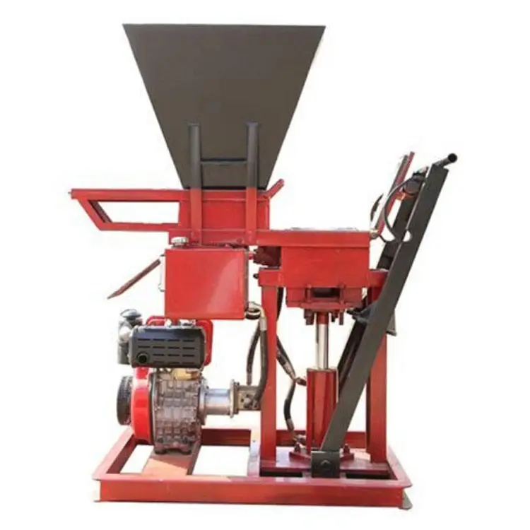 Hby2-15 Manual Eco Brava Clay Block Machine Price Soil Interlocking Brick Machinery Price in Bangladesh — image 4