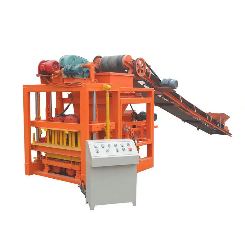 QTJ4-28 Concrete Hollow Block Making Machine Tunisia Fly Ash Brick Block Making Machine on Sale — view 1