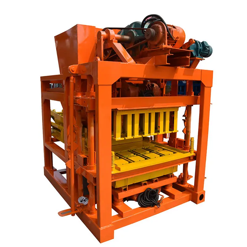 QTJ4-28 Concrete Hollow Block Making Machine Tunisia Fly Ash Brick Block Making Machine on Sale — image 5