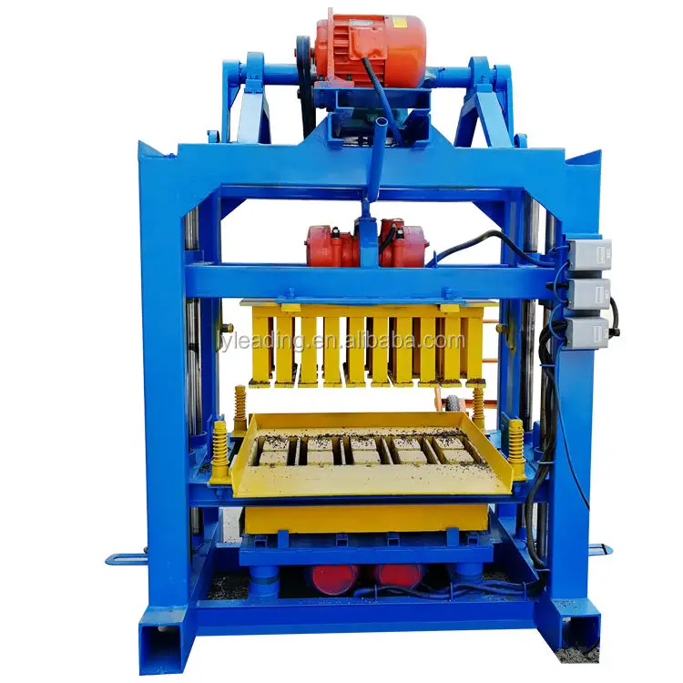 Concrete Solid Block Machine Qt440 Concrete Block Machine Portable Concrete Block Machine — image 5