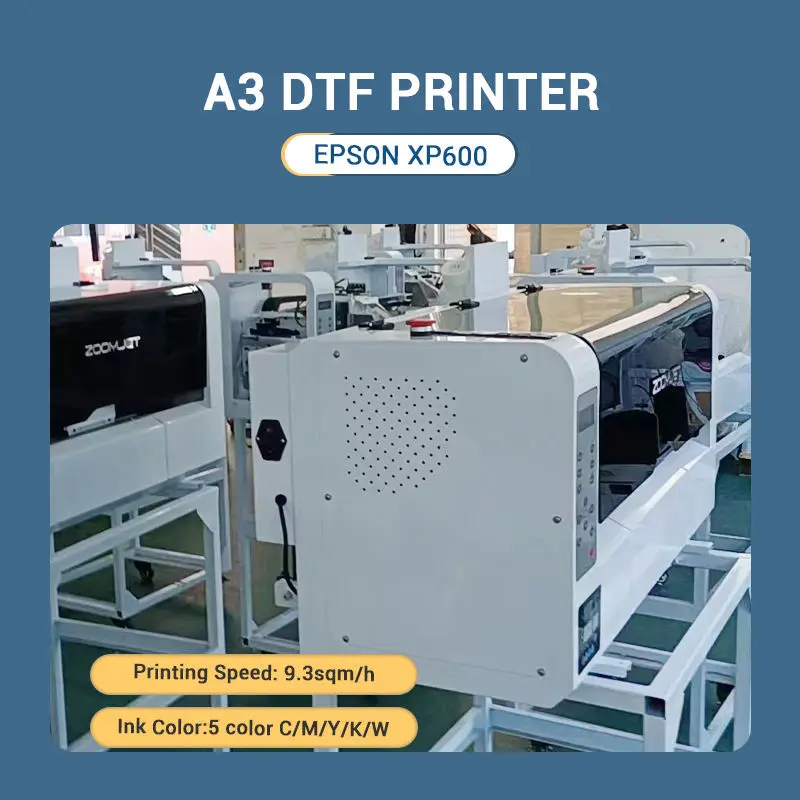 A3 DTF with dual XP600 head and powder shaker machine — image 3
