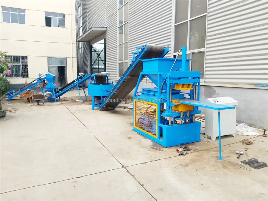 Interlocking Brick Production Line Hydraulic Automatic Clay Engine Block Making Machine — image 3