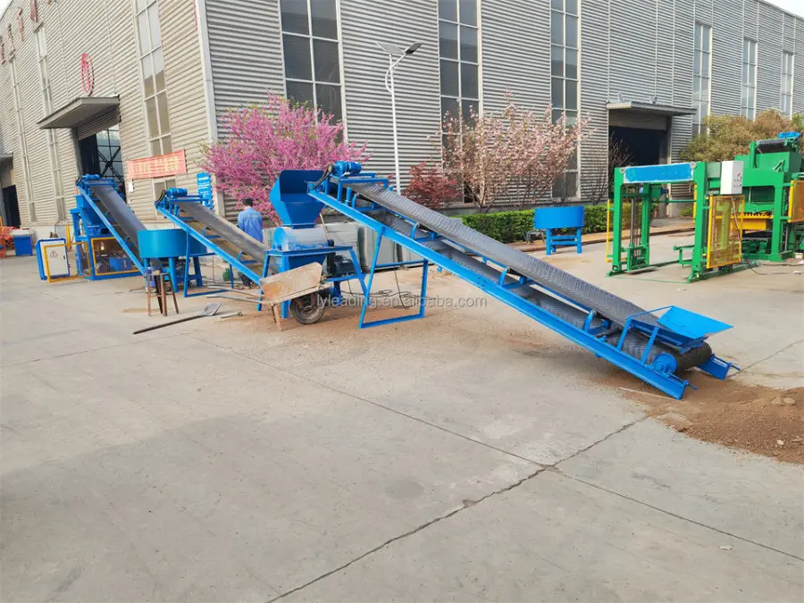 Interlocking Brick Production Line Hydraulic Automatic Clay Engine Block Making Machine — image 5