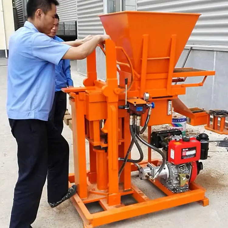Manual Interlocking Hydraul Press Brick Making Machine Price — image 5