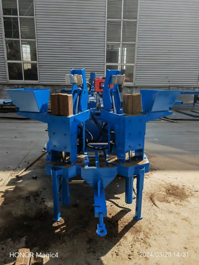 Hydraulic Interlocking Block Making Machine with PLC Motor Pump & Gear for Brick Production Line — image 6